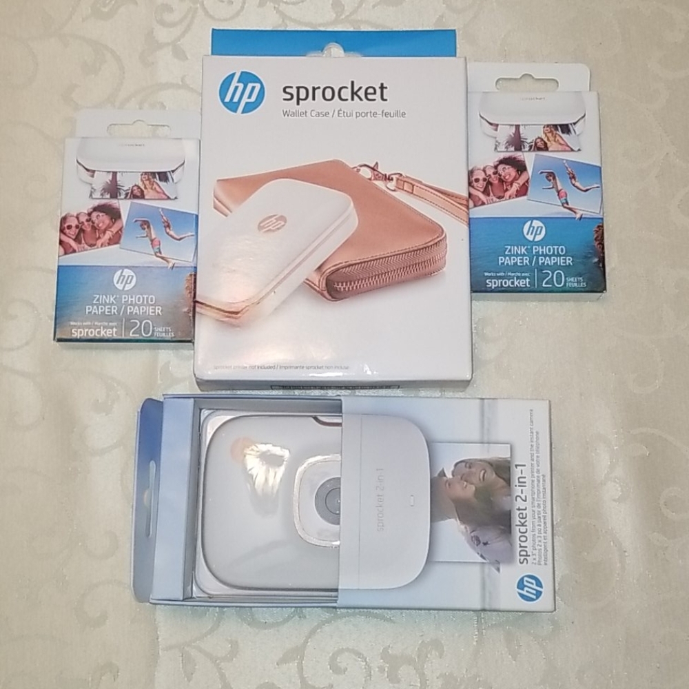 Brand New with Tags. Sprocket 2-in-1 Camera Bundle